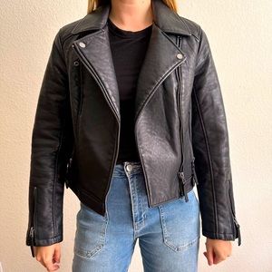 Topshop Faux Leather Jacket